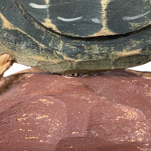 JAMES HADDON COLLECTION Wooden Rooster French Country Hen Rustic Kitchen 8.75" - Picture 11 of 12